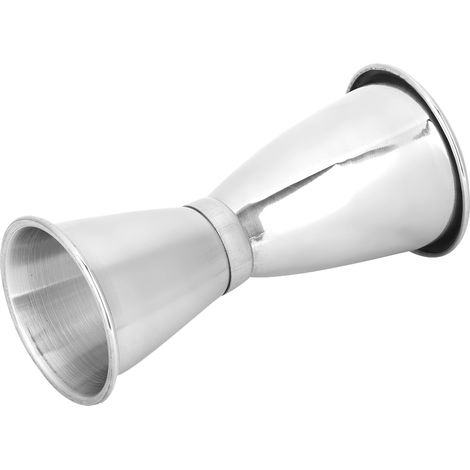 Tasse à mesurer/bouteille/mélangeur à bar double extrémité en acier inoxydable (45 ml/30 ml) (1/4)