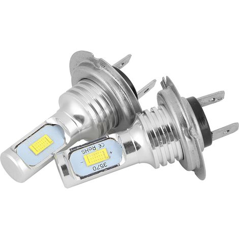 2 Ampoules LED H7 80W 6000K Blanc Froid Universel Feux de Brouillard Auto 12V, Phares Blancs pour Voiture, Kit de 2 (1/5)