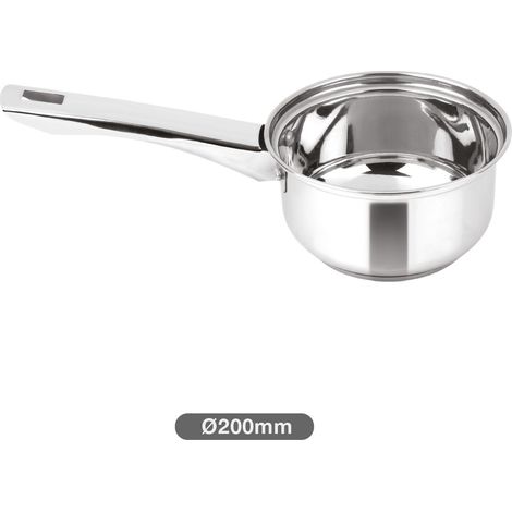 Cazo de acero inoxidable y aluminio Ø20cm (1/5)