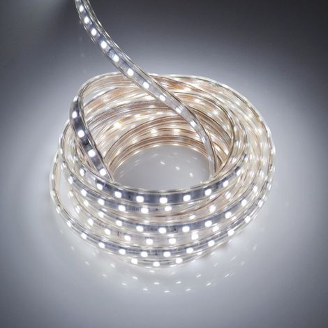 AIDUCHO Ruban Led 2 Metres Avec Prise Européenne Ip65 Étanche Bande Led, 220v Bandeau Led, Blanc Froid (1/5)