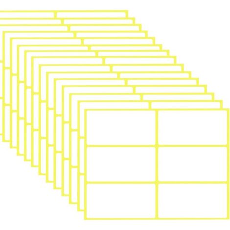 Set di 90 etichette autoadesive universali 50 x 100 mm - per ufficio, cucina e marmellate - etichette per la casa e per indirizzi (1/5)