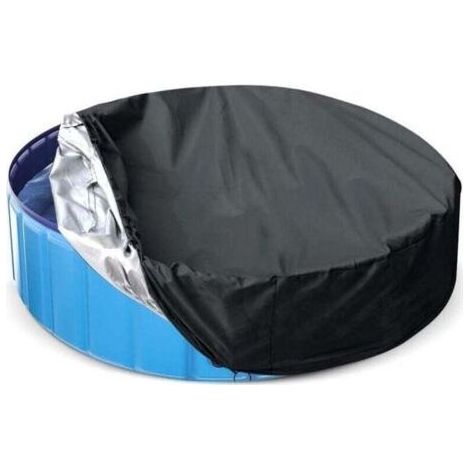 Bâche de protection pliable pour piscine intérieure et extérieure – 80 × 30 cm – sécurisée pour enfants et animaux domestiques (1/4)