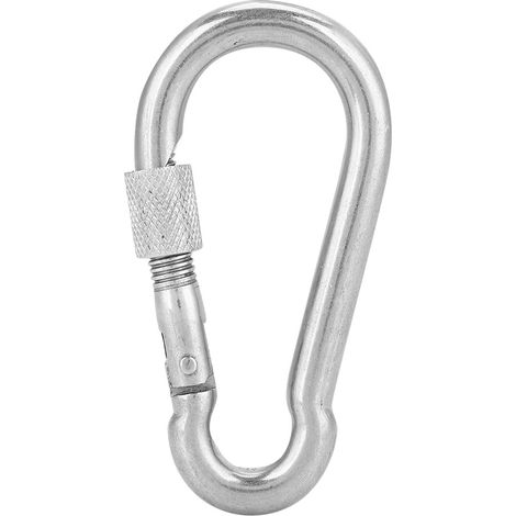 Karabinerhaken aus Edelstahl 304 mit Schnellverschluss, elastischer Schnalle und Federhaken (M11) (1/5)