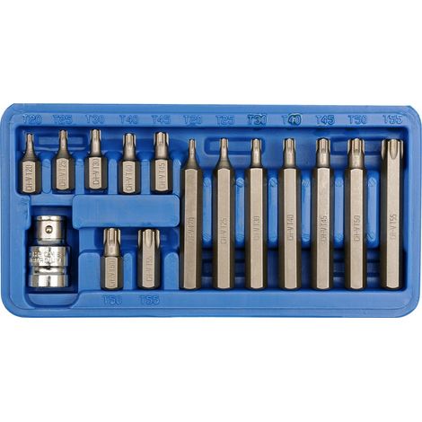 Llaves Torx especiales t20-t55, juego de 15 / 66580 / VOREL