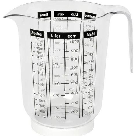 Kaiser Caraffa Graduata impilabile bilingue 1 lt (1/2)