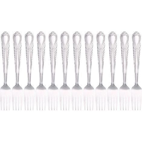 12-teiliges Essbesteck-Set aus robustem Edelstahl - 12-teiliges Essbesteck-Set aus robustem Edelstahl (1/5)