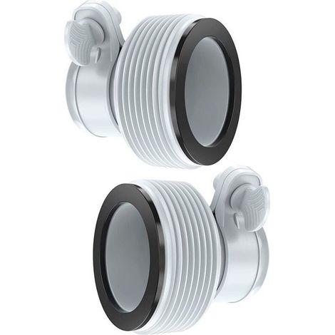 Adaptateurs de tuyau en paquet de 2 pour pompes de filtration et systèmes d'eau de mer, type d'adaptateur 1,25" à 1,5".