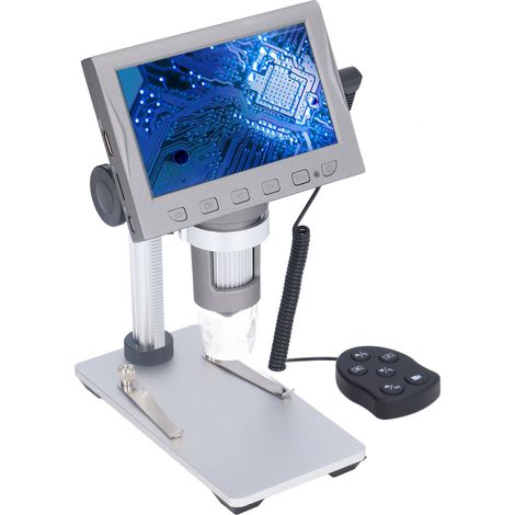 Digitales Mikroskop mit 4,5-Zoll-LCD-Bildschirm, computerkompatibel, hochauflösende Darstellung für Inspektion und Reparatur (1/5)