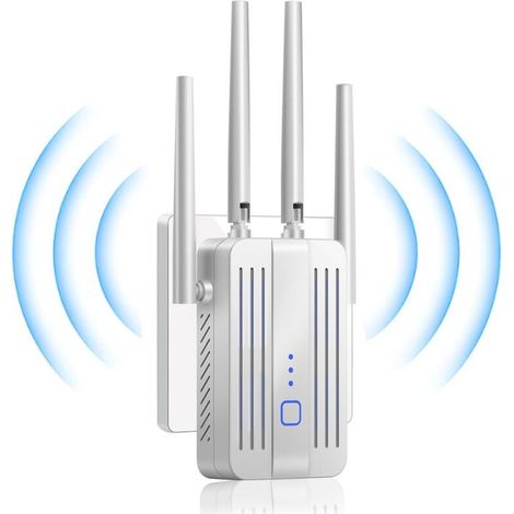 Amplificateur de signal Wi-Fi pour la maison : la portée du répéteur Internet couvre jusqu'à 9 995 pi² et plus de 45 appareils (1/5)