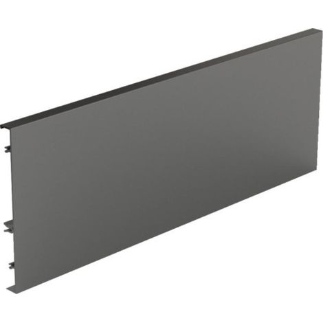 Paroi arri�re en aluminium recoupable pour hauteur de profil 186 mm longueur 2000 mm coloris anthracite