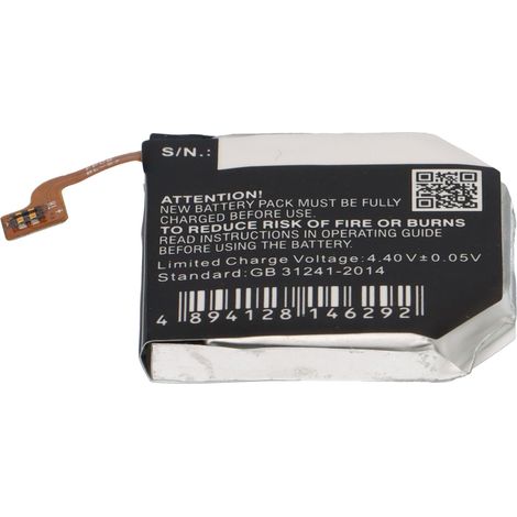 Smartwatch-Akku 3,85V 400mAh Li-Polymer passend für LG W200 u. a. – Referenz BL-S7 (1/5)