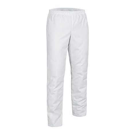 Pantalón largo de abrigo en tejido sarga Lobster VALENTO XXL Blanco