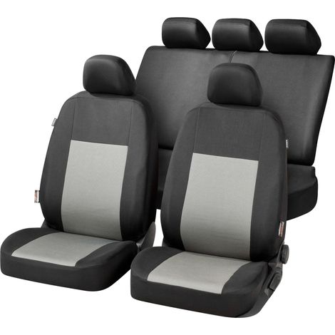 Housses de sièges Belmont noir/gris kit complet (1/5)