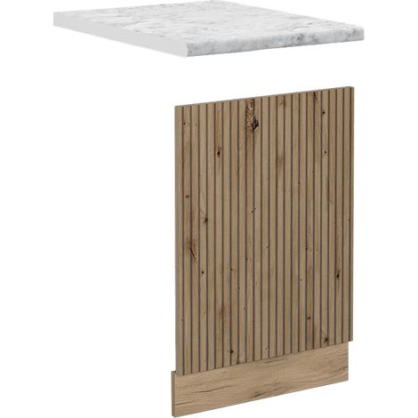Pannello frontale R-Line, Rovere artigianale, 45 cm , PL Marmo, Vicco