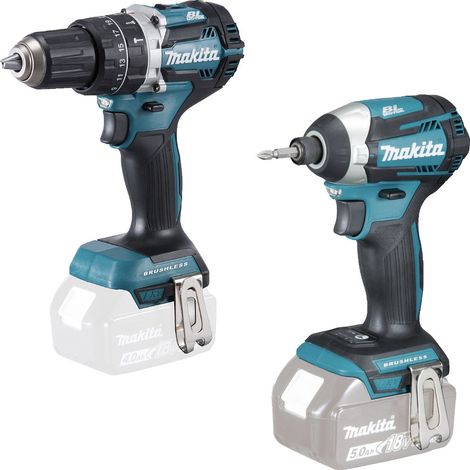 Makita DTD153Z LXT 18V Impact Driver And Makita DHP484Z 18V Brushless Combi Drill (1/3)