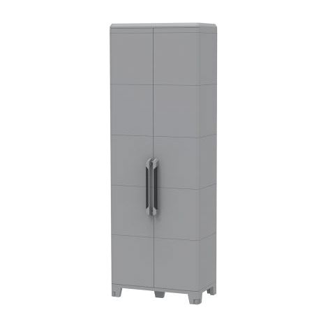 Armoire de stockage RS PRO 2 portes en Plastique verrouillable à poser au sol, 780 x 430 x 2250mm ( Prix pour 1 ) (1/2)