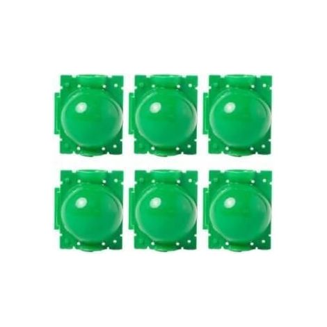 Plant Culture Box - Noname - 6 Pieces - Green - 5 cm - Polypropylene