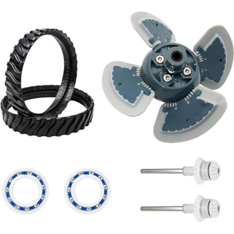 Pièce de Rechange pour Moteur de Nettoyeur, Kit de Pièces de Rechange pour Nettoyeur de Piscine pour MX6/MX8 Chenilles de Moteur Arbres de Transmission Accessoires de Piscine (1/5)