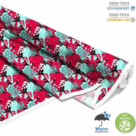 TESSUTI DECORATIVI PER ESTERNI OXFORD - Motivo Foglie Esotiche 1 I DX215 (1/5)