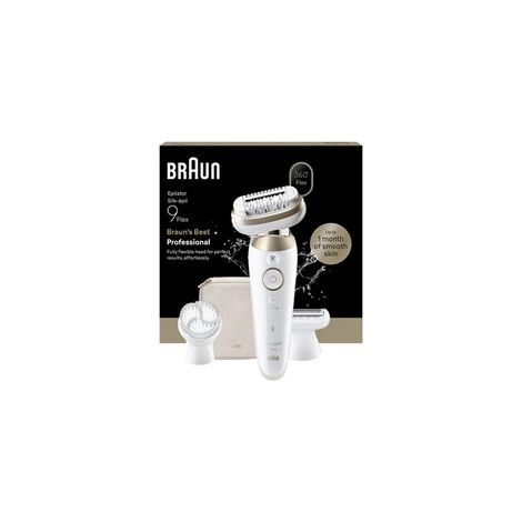 Braun Silk-Épil 9 Flex SES9-060 Épilateur Wet & Dry Or