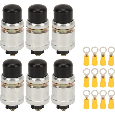 Wasserdichtes Zündschalter-Set mit 6 Tasten, sofortige Reaktionszeit, für Fahrzeuge, Wohnmobile, Boote, Yachten, ATVs, 12 V Gleichstrom (1/5)