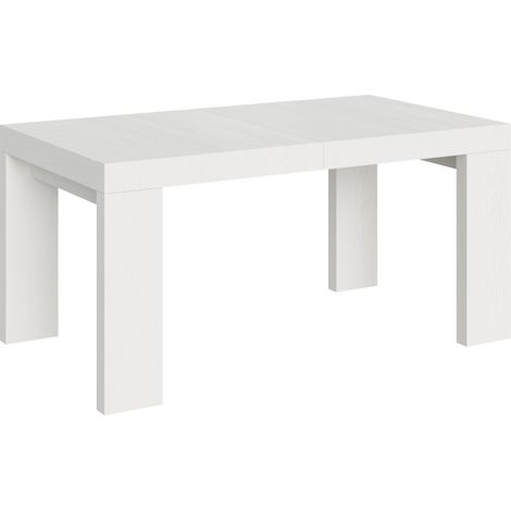 Tavolo Allungabile 160-264x90x77 cm Roxell bianco frassino (1/4)