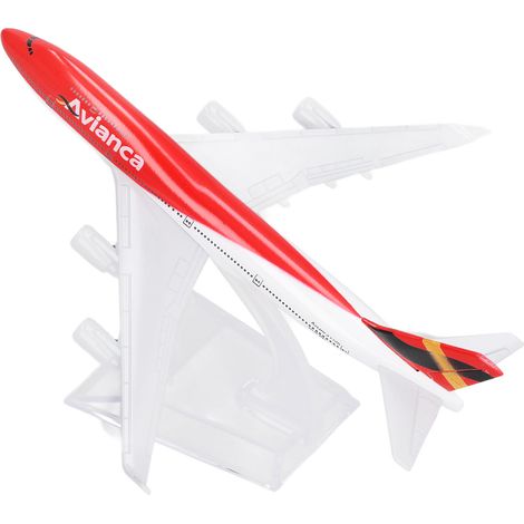 Avion Décoratif en Alliage avec Support - Idée Cadeau pour Enfants et Adultes, Décoration Intérieure ou Boutique de Jouets (1/5)