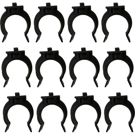Kitchen Skirting Clips, 12 Pcs Bath Panel Clip Fixing Durable ABS Plastic for Cabinets, Beds, Tables and TV Cabinets Simple and Adjustable Installation (12) (1/5)