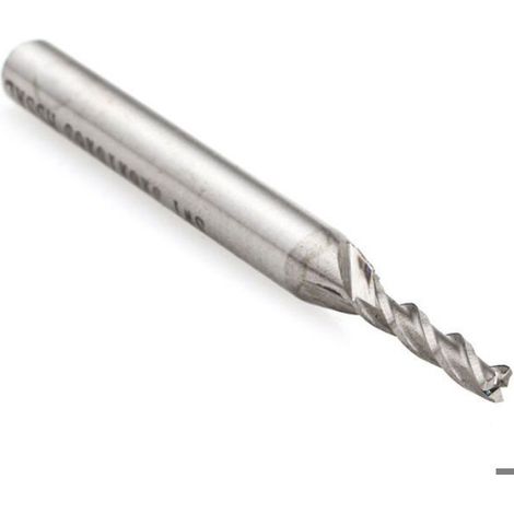 Forets Diamètre 3 mm 3 tranchants Fraise HSS et aluminium Pointe CNC allongée incisive solide et durable (1/5)