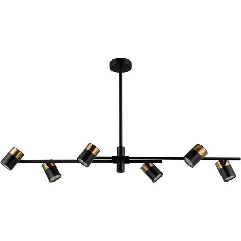 Lampada da soffitto con riflettori ELICE PND588926BKBRO Italux (1/2)