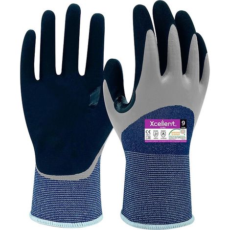 Gants anticoupure C enduction nitrile jauge 15 12-902 taille 8. - XCELLENT SAFETY GMBH