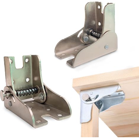 Charniere Pliante Autobloquante Support pliable Table et chaise Pieds Accessoires de quincaillerie (1 paire) (1/5)