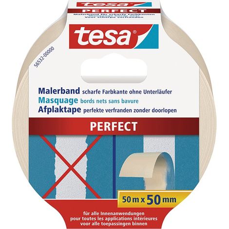 Nastro Adesivo Per Bordi Taglienti 50M X 50Mm - Tesa 56532 Perfetto (A 6) (1/2)