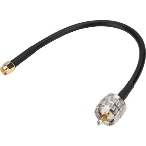 Câble coaxial RF droit PL259 mâle à PL259 mâle SMA 20 cm pour antenne (1/5)