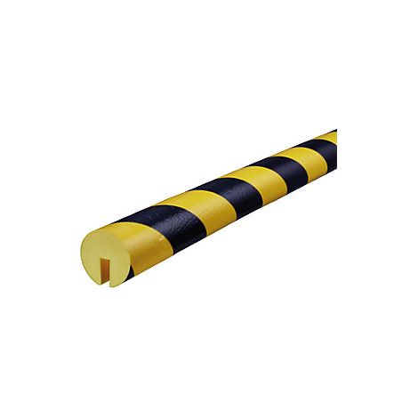 Cantoneras de protección Knuffi® tipo B+ pieza de 1 m negro