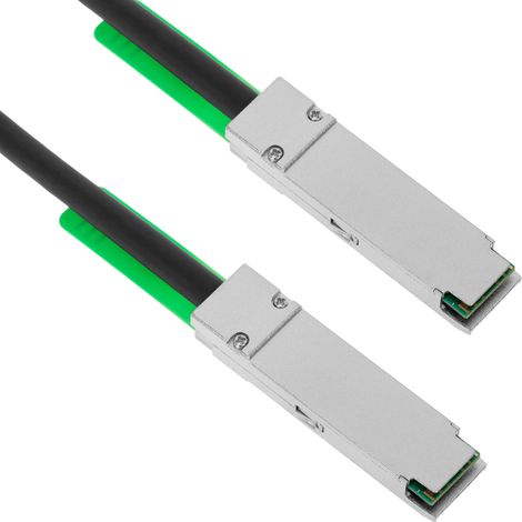 BeMatik - Cable QSFP+ SFF8436 de 56 Gigabit de 2m