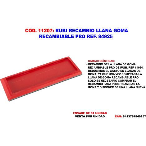 RUBI rubi recambio llana goma recambiable pro 84925 , rubi recambio llana goma recambiable pro 84925