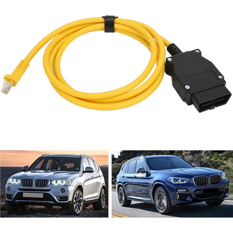 Câble réseau codé pour interface de diagnostic OBD BMW Série F (1/5)