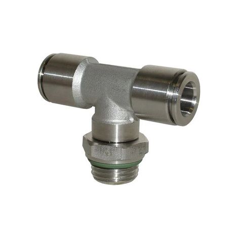 RACCORDO A INNESTO RAPIDO T CENTRALE MASCHIO GIREVOLE CON ORING  1/2" D12