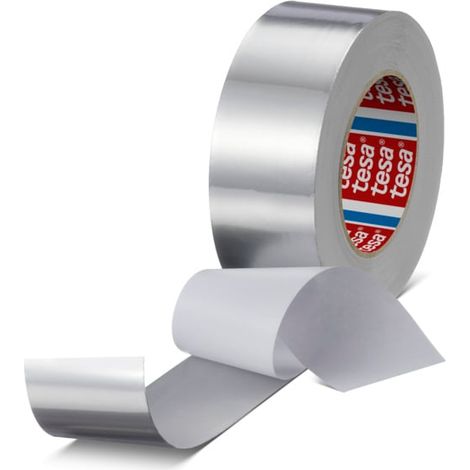 Ruban adhésif aluminium 60652 - 50 mètres x 50 mm gris argenté