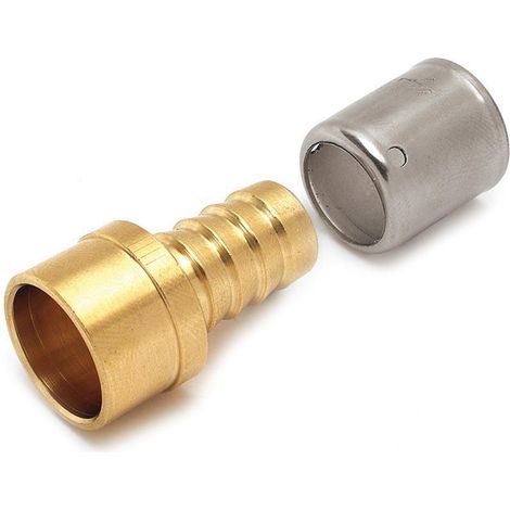 union mixte à sertir - tube per - cuivre diamètre 16 vers per diamètre 16 - altech (1/2)