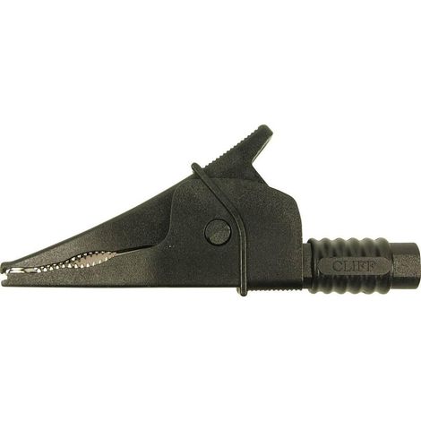 Cliff Croc Clip pinza cocodrilo negra seguridad eléctrica