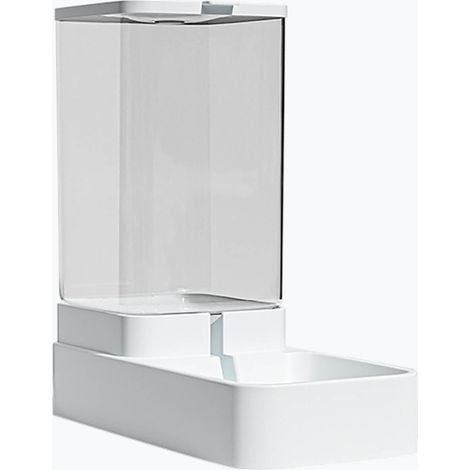 Distributeur Automatique Nourriture Et Eau - 3,8 L - Séparation Sèche/Humide - Fenêtre Transparente - Matériau PP - Pour Chats Et Chiens - 1 Pièce (1/5)