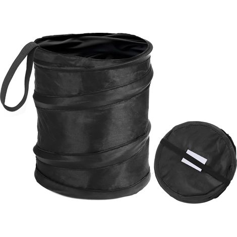Poubelle de voiture pliable, portable et étanche, petite poubelle comme accessoire de voiture, compacte et facile à assembler, pour les longs trajets et l'utilisation quotidienne (1/5)