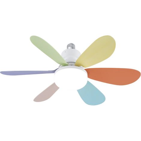 Ventilador LED Nikiya E27 CCT (18W) Multicolor (1/5)