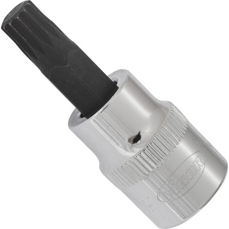 Schraubendrehereinsatz ∙ V6108 ∙ 3/8 Zoll (10 mm) Vierkant hohl ∙ Innen Vielzahn Profil XZN ∙ SW M8 (1/2)