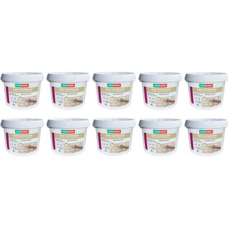 Lot de 10 sacs de joint authentique pour plaquettes PAREXLANKO - Blanc cassé - 150kg (1/5)