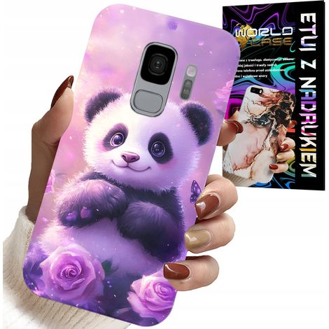 Hülle für Samsung Galaxy S9 – niedliche Panda-Muster für Kinder + Folie (1/5)
