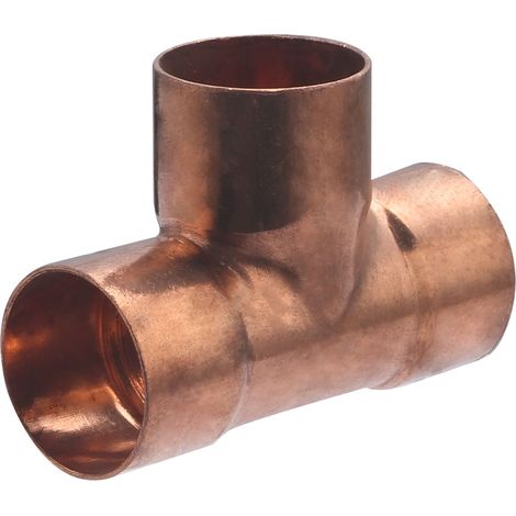 TE de Cobre Hembra Igual para Soldar QUICK PLOMBERIE - Ø32