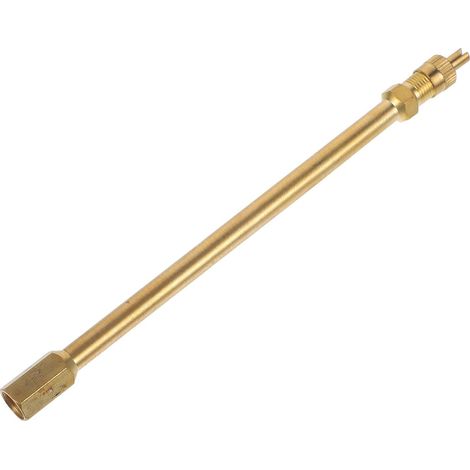 Rallonge de Valve de Pneu en Laiton Or pour Voitures et Camions, Simplifie le Gonflage Fixation, Accessoire Pratique pour Valve de Voiture (1/5)